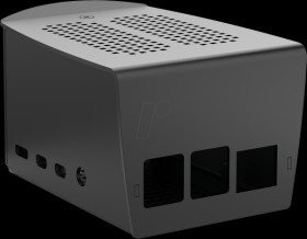 RSP 3 H SA Case for Raspberry Pi 4B, aluminum, black