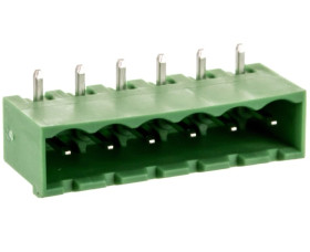 Gniazdo pinowe 6P 320V 12A zielone MSTBA 2,5/ 6-G 1757514 /100szt./