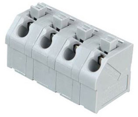 Złączka oświetleniowa WAGO 4 250 Żeński Listwa zaciskowa do płytki drukowanej Gniazdo