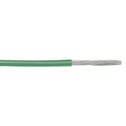 Przewód jednożyłowy linkowy 1.32 mm² Zielony Alpha Wire PVC 16 AWG 300 V dł. 305m 26/0,25 mm +105°C Lista UL