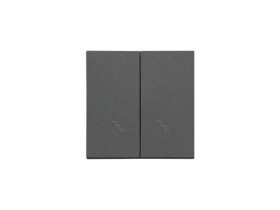 SIMON 55 Klawisz podwójny z piktogramami "schody" do: SW6/2WM grafitowy mat TKW6/2/116 KONTAKT SIMON