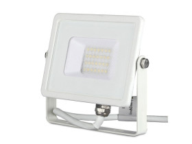 VT-20 20W Naświetlacz LED SMD Chip SAMSUNG barwa: 6400K obudowa: biała 444 V-TAC