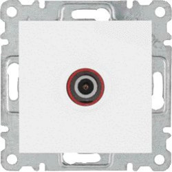 Lumina Gniazdo pojedyncze TV dla instalacji indywidualnych biały WL3210