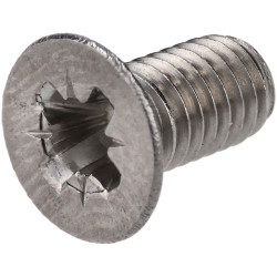 R-TECH 337094 Pozi Countersunk A2 Stainless Steel Screws M3 6mm - Pack Of 100
