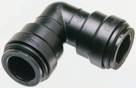 Plastikowa złączka rurowa, typ mocowania: Kolanko