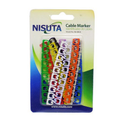 OZNACZNIKI PRZEWODÓW NUMERYCZNE 0-9 6-6,5mm KAT.6 KPL.100SZT. D-LAN