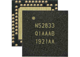 System-On-Chip nRF52833-QIAA-R7 Bluetooth 42-pinowy Przemysłowe QFN73 Montaż powierzchniowy