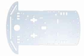 Plastic platform (two wheels) for robotic projects