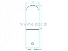 Żarówka 230V BA15D bagnetowa sygnalizacyjna 10W