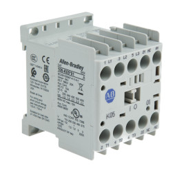Stycznik 24 V dc Allen Bradley styki: 3 2.2 kW 5 A 1NC Śruba 100-K05DJ01