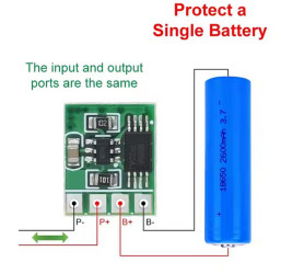 MODUŁ ŁADOWANIA AKUMULATORA 3.7V 4.2V 3A Li-ion DD04CPMA (BMS-70098)