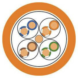 LAPP 2170962/500 Przewód sieciowy ETHERLINE® LAN pomarańczowy 500 m