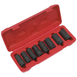 Sealey SX202 Locking Wheel Nut Removal Set 8pc 1/2&quot;Sq Drive