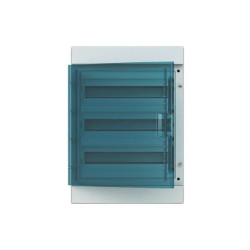 Rozdzielnica modułowa natynkowa hermetyczna Mistral65 3x18 54M IP65 125A II klasa drzwi tras.N+PE śrub.65P18X32A 1SLM006501A1208