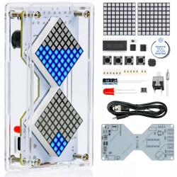 Klepsydra LED w obudowie Zestaw do nauki lutowania DIY Instrukcja PL