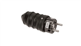 Wtyczka Gumowa Z/U 16A 250V Ip44 D.3158