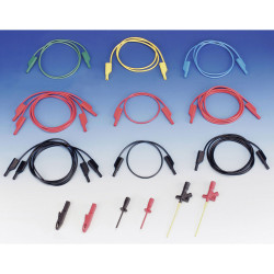 SKS Hirschmann 972341001 MMS 2030 Safety Lead 4 mm 1m Black/Red 1 piece