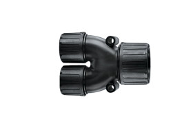 Łącznik do kanałów kablowych HellermannTyton gwint M5 21mm Poliamid 6.6 (PA66) Czarny