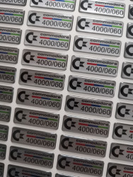 Amiga Dome Label (One Piece) 4000/060 silver