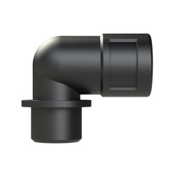 Łącznik do kanałów kablowych PMA gwint M16 10mm Złączka elastyczna Nylon 6 Czarny