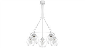 Lampa Wisząca Don White 5Xe27 Mlp744 Milagro