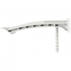 Obejma zaciskowa z kołkiem CMS9 do 10 kabli 50szt fi:6mm bezhalogenowy szary F-TRONIC