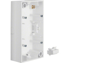 S.1 Puszka natynkowa 2 podwójna śnieżnobiały połysk 10428989 HAGER