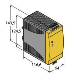 Turck 7545042 Zasilacz na szynę DIN 24 V/DC 5 A 145 VA Content 1 szt.