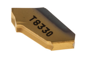 Płytka do toczenia, typ: Wieloostrzowa, wycięcie: Neutralne, stopeiń: T8330, Stal kobaltowa, szer.: 1.6mm,