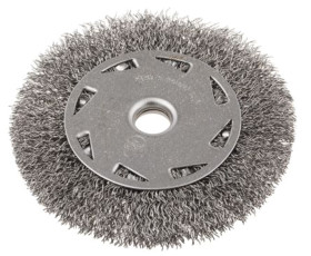 Szczotka ścierna, Stal, średnica: 100mm, Trzpień