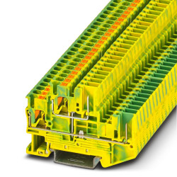 Dwurzędowa złączka szynowa Phoenix Contact 12 → 26AWGWtykowe PTTB 2.5/2PPE