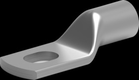 Uninsulated tub cable lug with viewing hole, 8-50 mm², AWG 8 to 0, 10 mm, M12, natural, 3-2177380-1