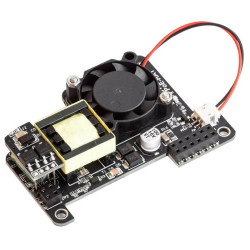 Mini Power over Ethernet (PoE) HAT for Raspberry Pi 4 - With Fan [discontinued]