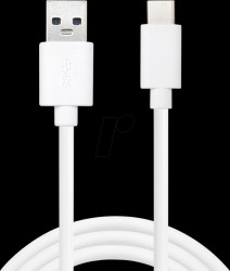 336-15 Sync &amp; charging cable, USB-A > USB-C, 1.0 m