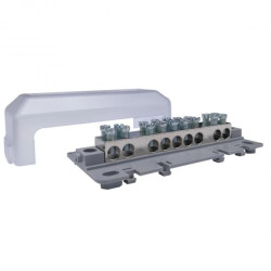 Listwa ekwipotencjalna EPS 4 C - szara z osłoną