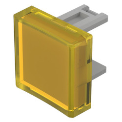Soczewki do wskaźników, 31-954, Żółty, Kwadratowy, długość: 15.3