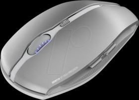 JW-7500-20 Mouse, Bluetooth, GENTIX BT, silver
