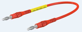 64.9289-100-22, PVC, 15A, 30 V ac, 60V dc, kolor: Czerwony, dł. 1m, Staubli