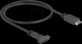 85526 USB 3.1 E Key A 20 pin plug to USB C socket, installation, 50 cm