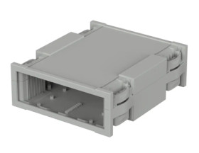 ABS enclosure kit, (L x W x H) 174 x 196.9 x 65.2 mm, light gray (RAL 7035), IP40, 68320090.MT1