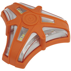 Sealey LED040 Rotating Warning Emergency Light 12 SMD LED &#x2B; 6 SMD LED 3 x AAA