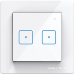 SINUM FS-02 Włącznik dwupolowy kolor biały