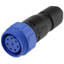 Bulgin PX0411/08S/6065 400 Series Buccaneer 8 Pole Inline Cable Connector Socket