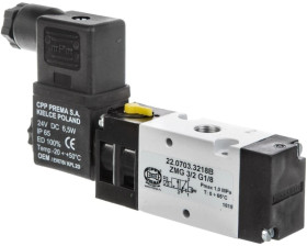 Zawór rozdzielający 24V DC 1MPa ZMG 3/2 G1/8 22.0703.3218B