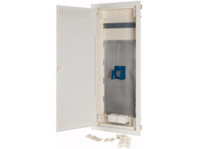 Rozdzielnica multimedialna podtynkowa 14 modułowa 1x14M drzwi metal superpłaska IP30 KLV-60UPM-SF 302419 EATON