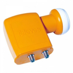 LNB offset Twin 2 wyjścia: Hh/Vh/Hl/Vl - Pomarańczowy 747802