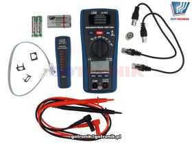 LA1011 multimetr uniwersalny z testerem przewodów RJ45 RJ11 BNC