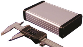 Obudowa Aluminium wysokość zew: 30,1 mm szerokość zew: 81,1 mm długość zew: 120 mm IP54 120 x 81.13 x 30.13mm