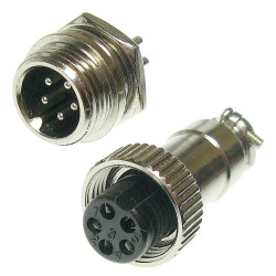 Złącze przem. DS-11-10-01-5B6 (wt+gn) przemysłowe MINI