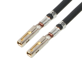 Molex Przewód wstępnie zagniatany M x 150seria: MX150 MX150dł.: 150 mm Czarny